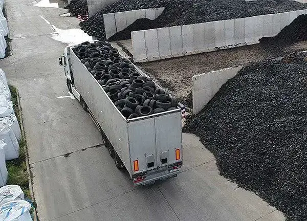 reciclaje de cauchos llantas